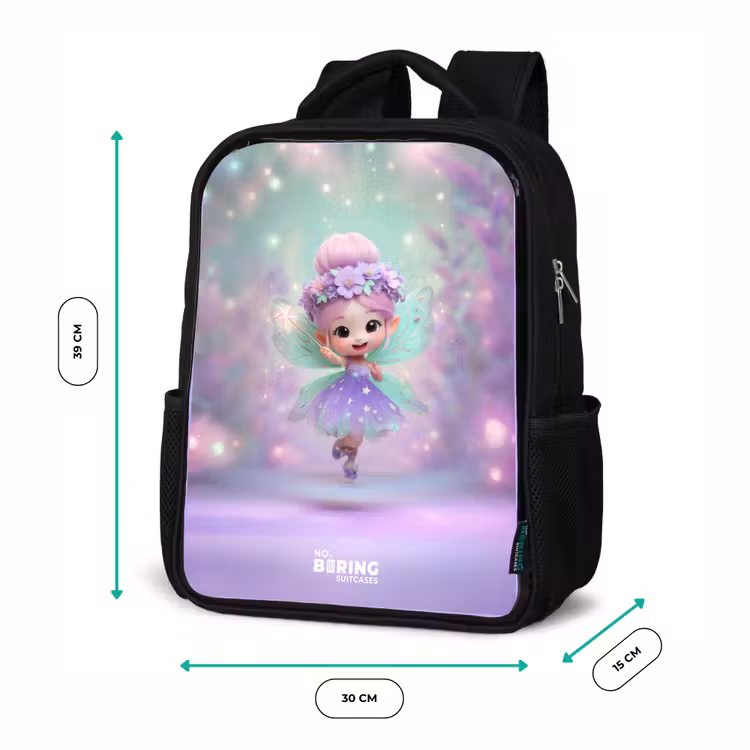 Elf - Tover - Magisch Rugzak - Zwart middel -productfoto_formaten