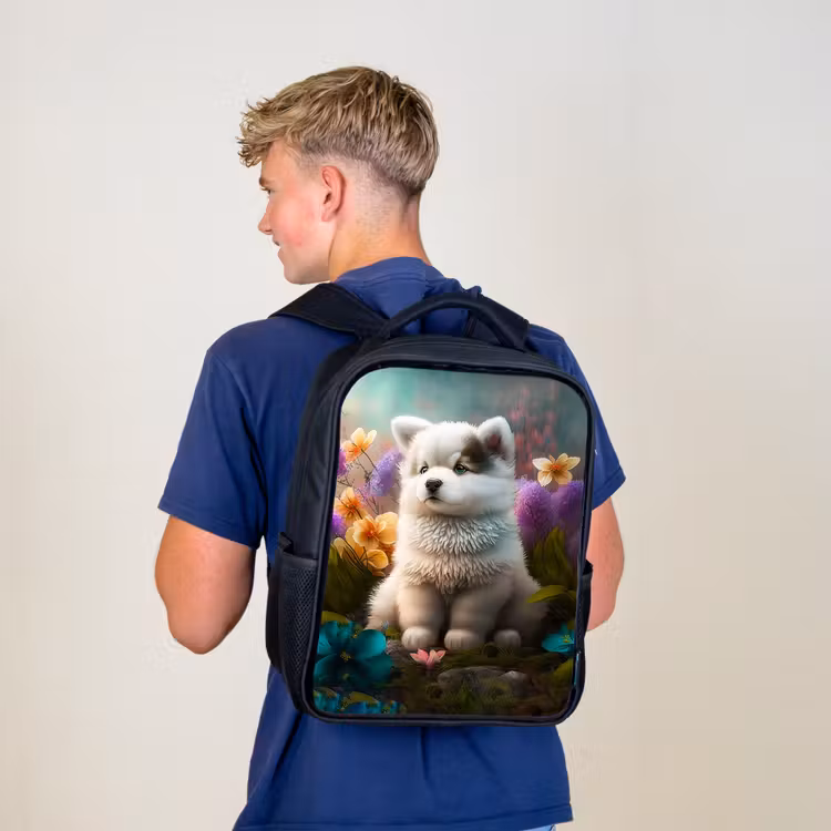 Fluffy Franky Rugzak - Zwart middel -sfeer8