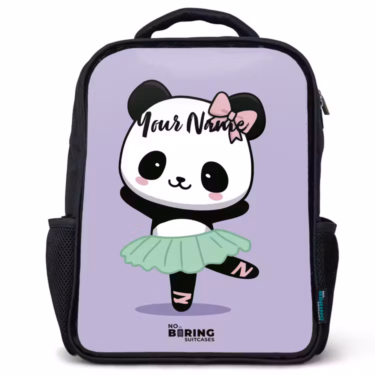 Kawai - Ballet - Panda Rugzak - Zwart middel -3d