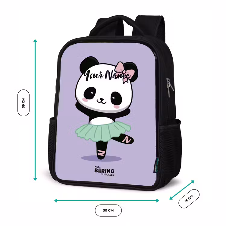Kawai - Ballet - Panda Rugzak - Zwart middel -productfoto_formaten