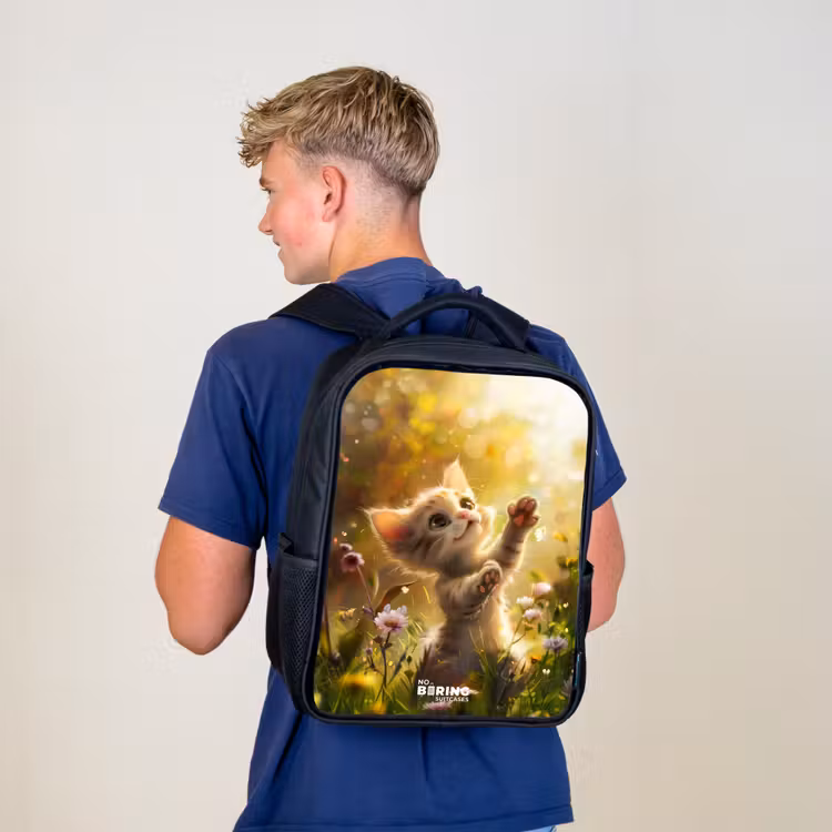 Koosje kitten Rugzak - Zwart middel -sfeer8