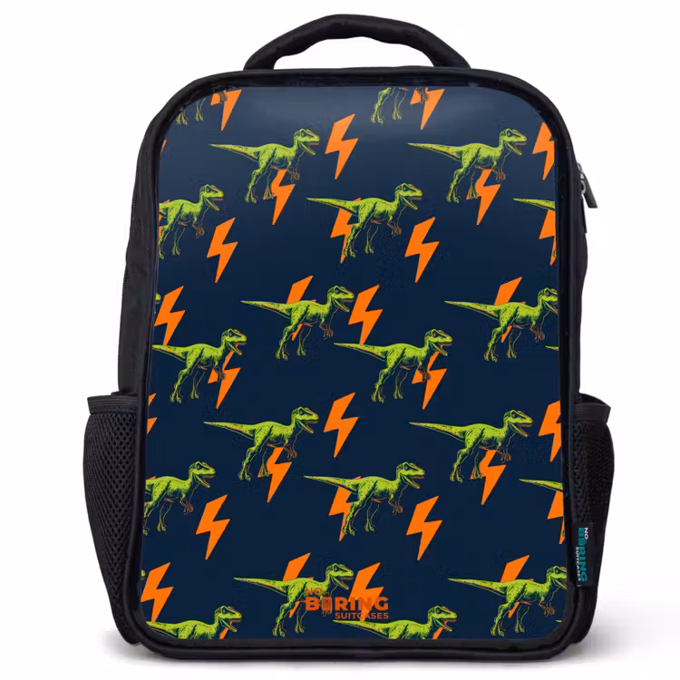Bliksemsnelle raptors Rugzak - Zwart middel -3d