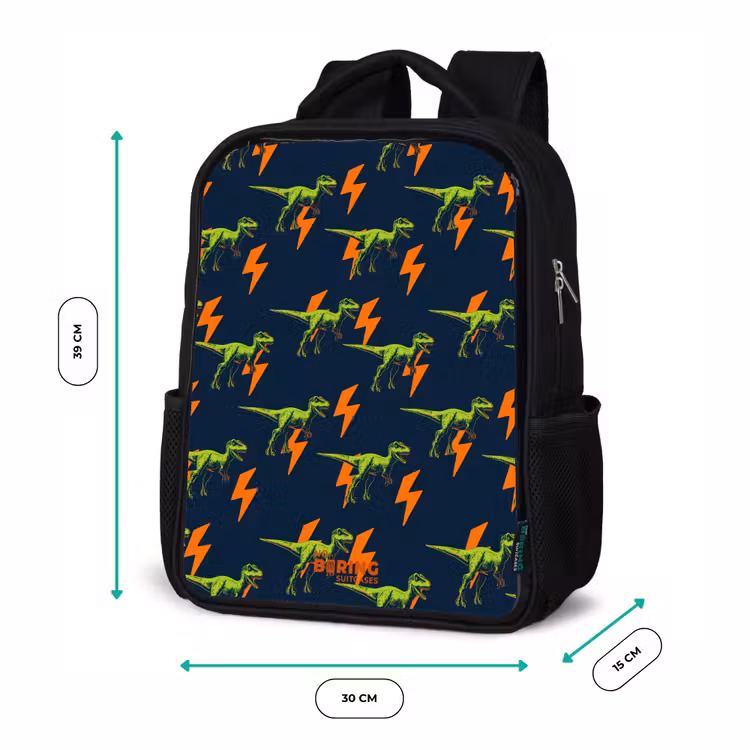 Bliksemsnelle raptors Rugzak - Zwart middel -productfoto_formaten