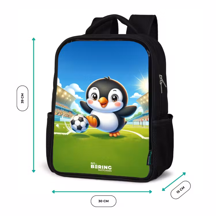 Penalty pinguïn Rugzak - Zwart middel -productfoto_formaten