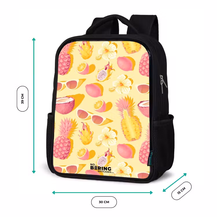 Pina colada Rugzak - Zwart middel -productfoto_formaten