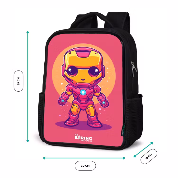 Roze ranger Rugzak - Zwart middel -productfoto_formaten
