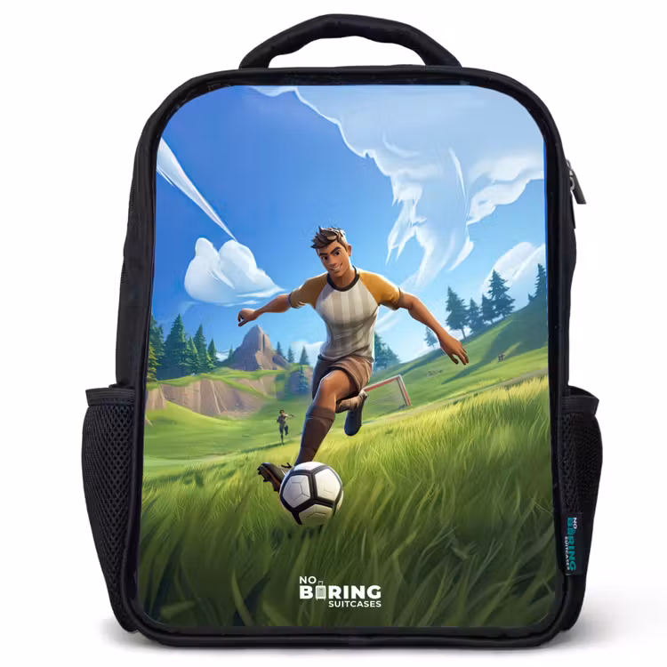 Voetbal - Jongen - Goal - Voetbaltenue Rugzak - Zwart middel -3d