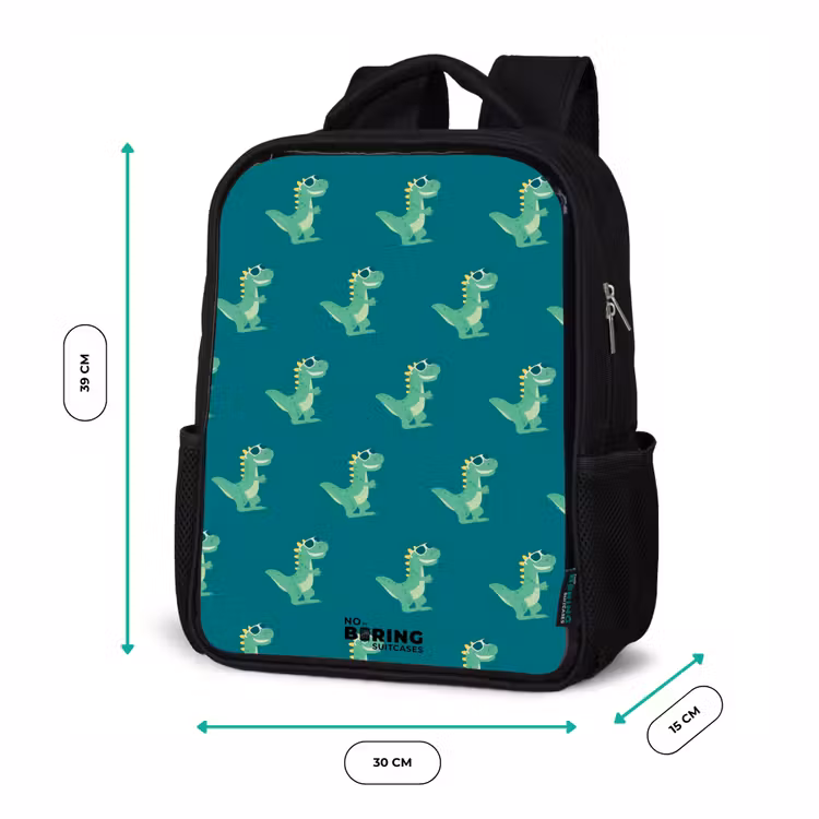 Tyranosaurus specs Rugzak - Zwart middel -productfoto_formaten