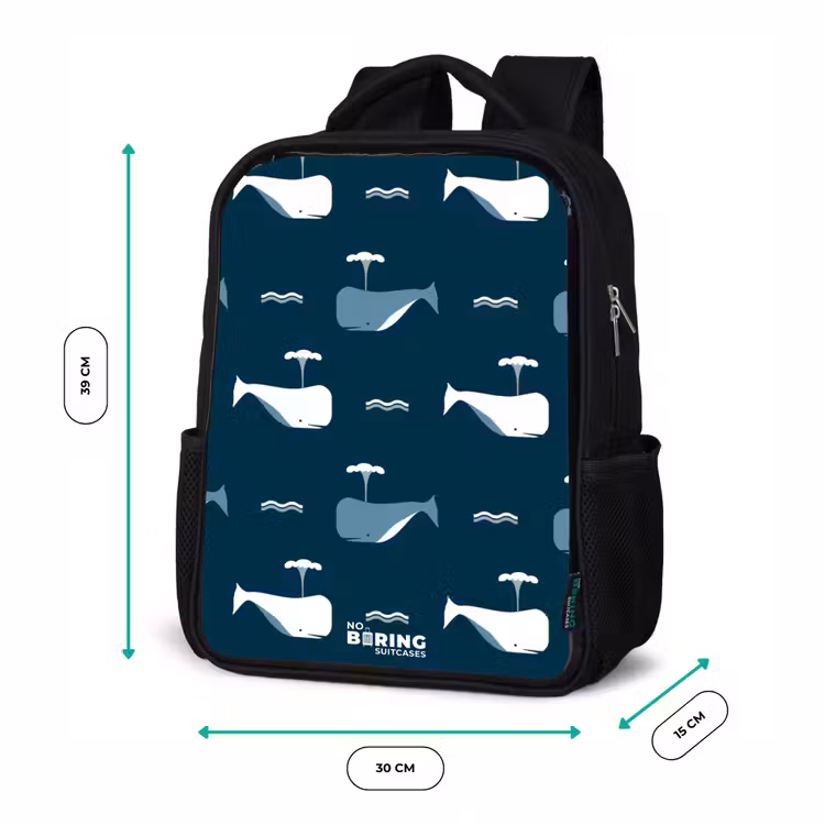 Walvisweelde Rugzak - Zwart middel -productfoto_formaten