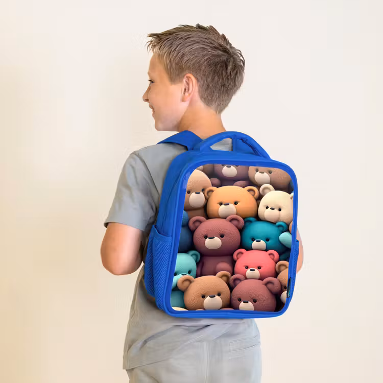 Beren Bonanza Kinderrugzak - Blauw middel -sfeer2