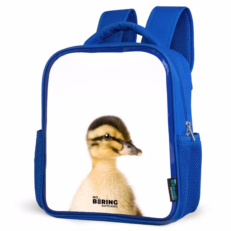 Daisy Duck Kinderrugzak - Blauw middel -schuin