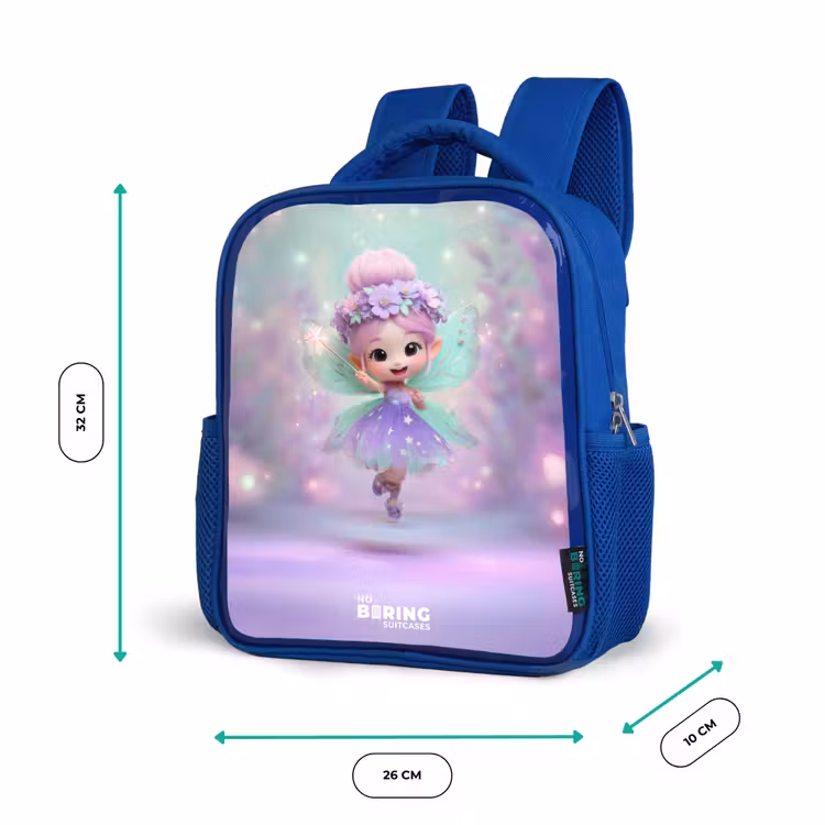 Elf - Tover - Magisch Kinderrugzak - Blauw middel -productfoto_formaten