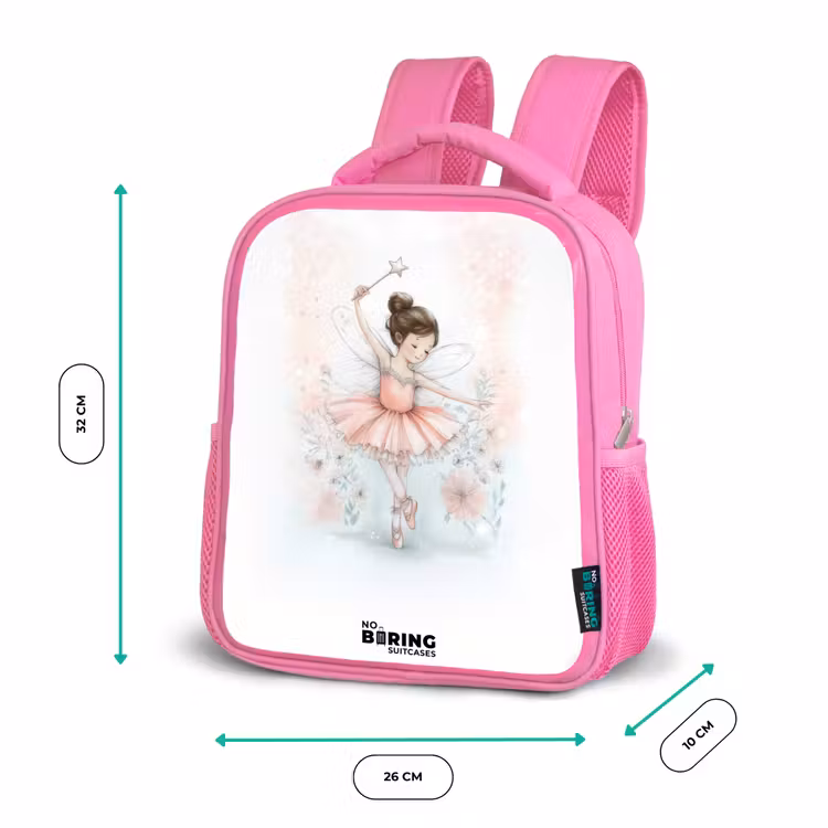 Ballerina - Elf - Fee Kinderrugzak - Roze middel -productfoto_formaten