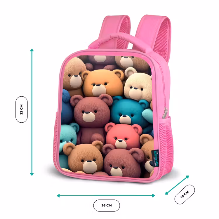 Beren Bonanza Kinderrugzak - Roze middel -productfoto_formaten