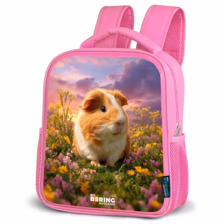 Cavia - Natuur - Dier Kinderrugzak - Roze middel -schuin