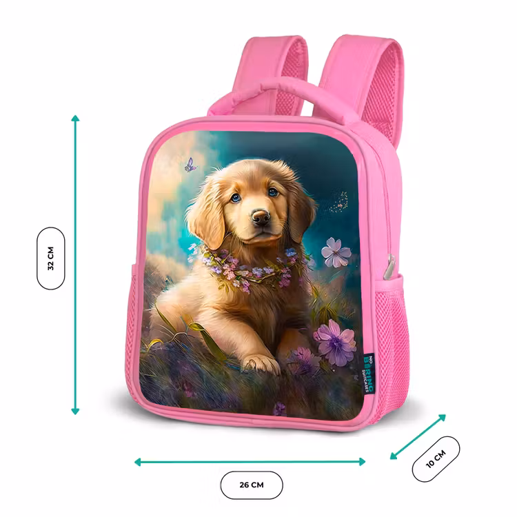 Sammy Snuit Kinderrugzak - Roze middel -productfoto_formaten