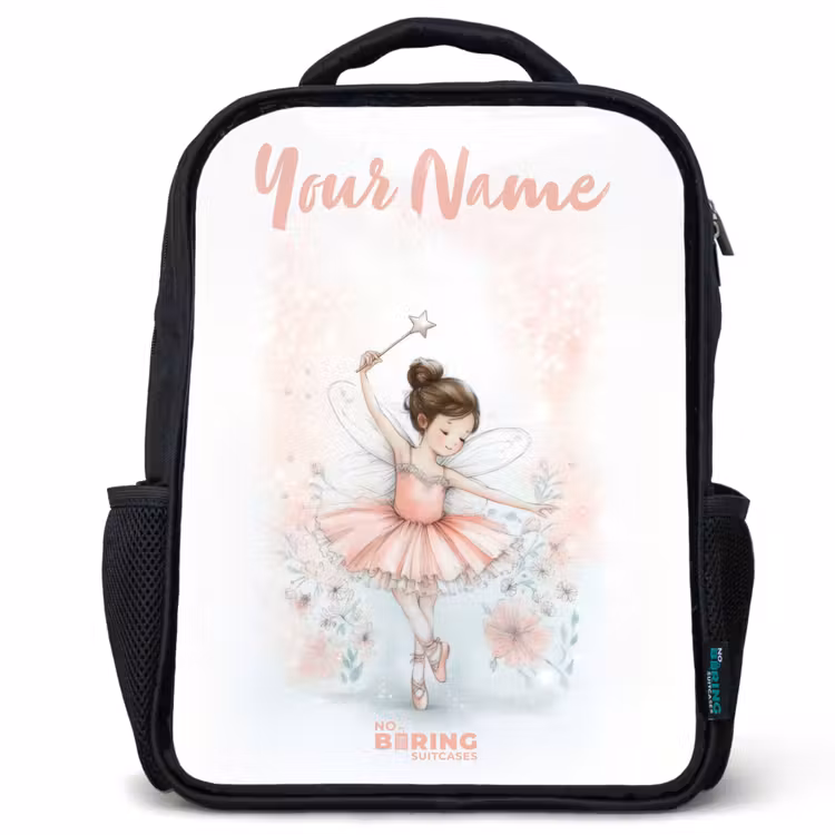 Ballerina - Elf - Fee Rugzak - Zwart middel -3d