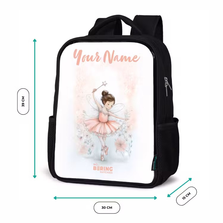 Ballerina - Elf - Fee Rugzak - Zwart middel -productfoto_formaten