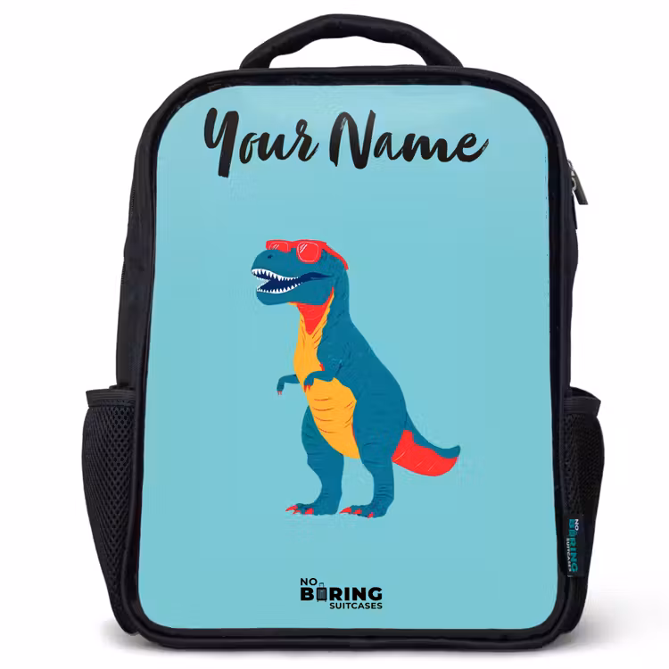 Dino - Dier - Zonnebril Rugzak - Zwart middel -3d