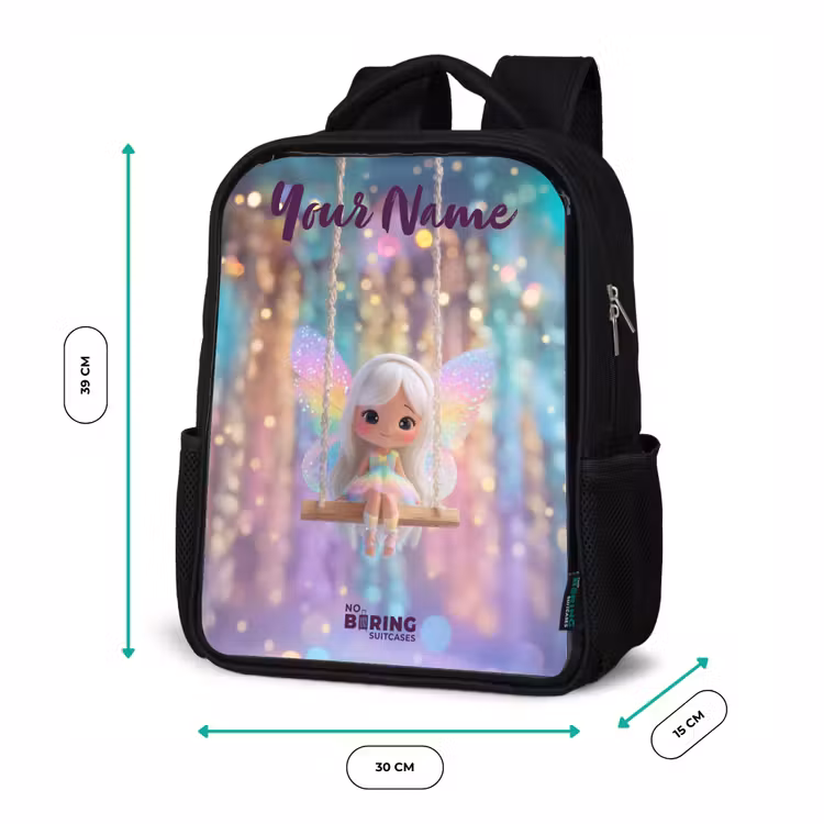 Fee - Elf - Regenboog Rugzak - Zwart middel -productfoto_formaten