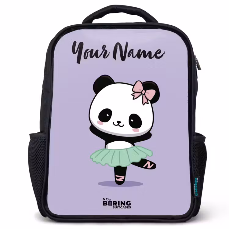 Kawai - Ballet - Panda Rugzak - Zwart middel -3d