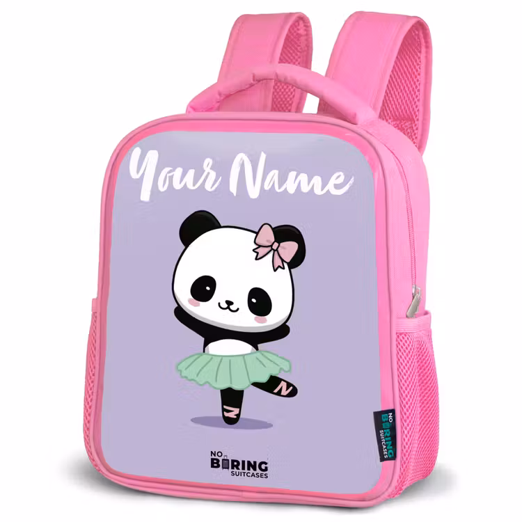 Kawai - Ballet - Panda Kinderrugzak - Roze middel -schuin