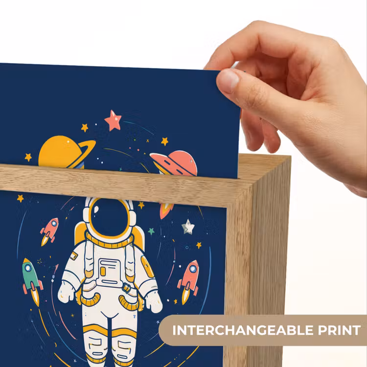 Astronaut - Planeten - Raket Light Box met kabel (Kinderlampje) klein -USP_websiteprintEN