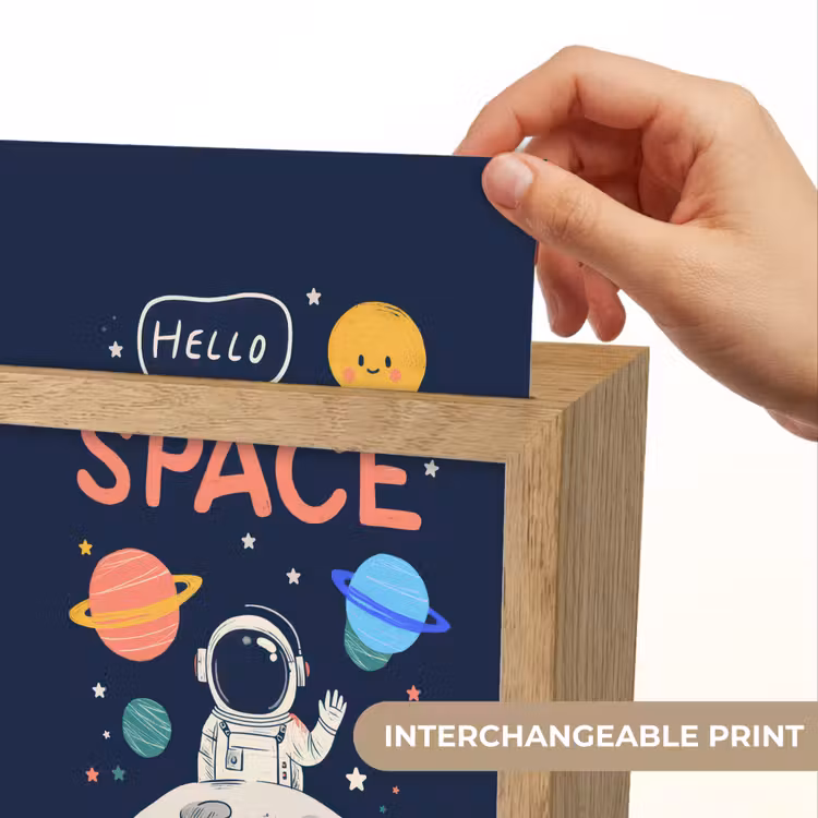 Astronaut - Ruimte - Planeten Light Box met kabel (Kinderlampje) klein -USP_websiteprintEN