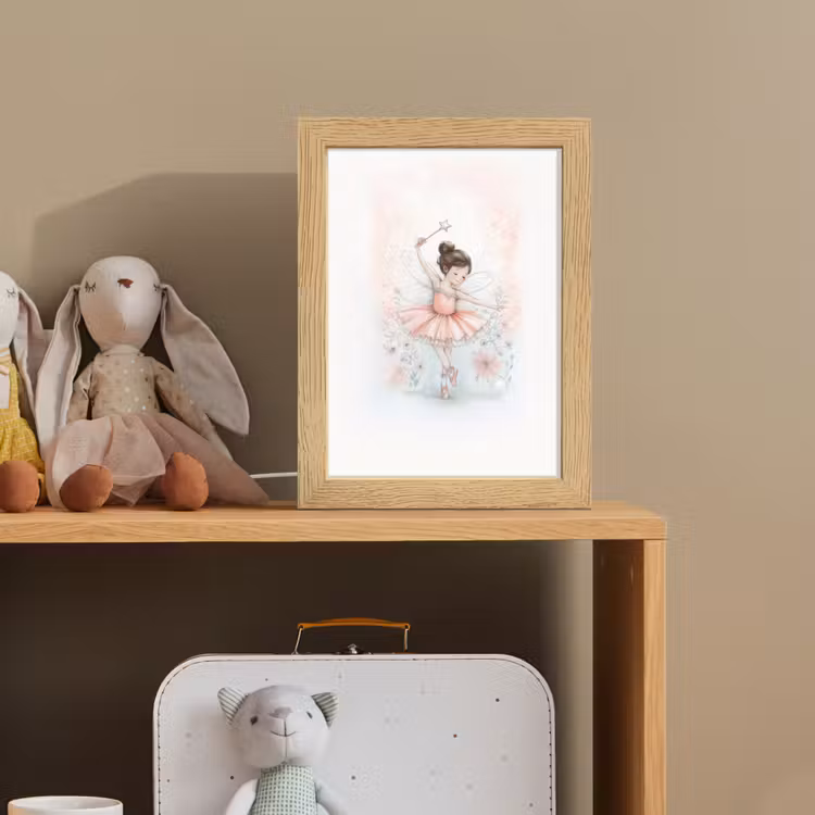Ballerina - Fee - Roze Light Box met kabel klein -sfeer2_kind