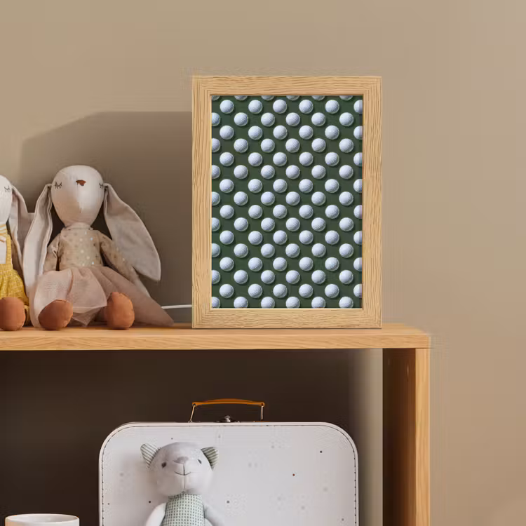 Ballen - Golf - Groen Light Box met kabel (Kinderlampje) klein 904 -sfeer2_kind