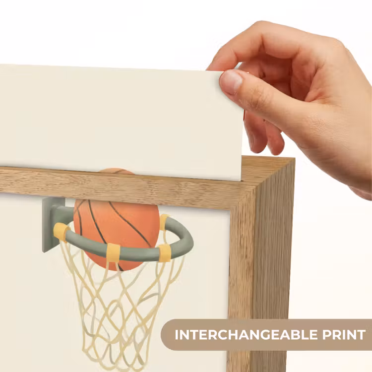 Basketbal - Net - Oranje Light Box met kabel (Kinderlampje) klein -USP_websiteprintEN