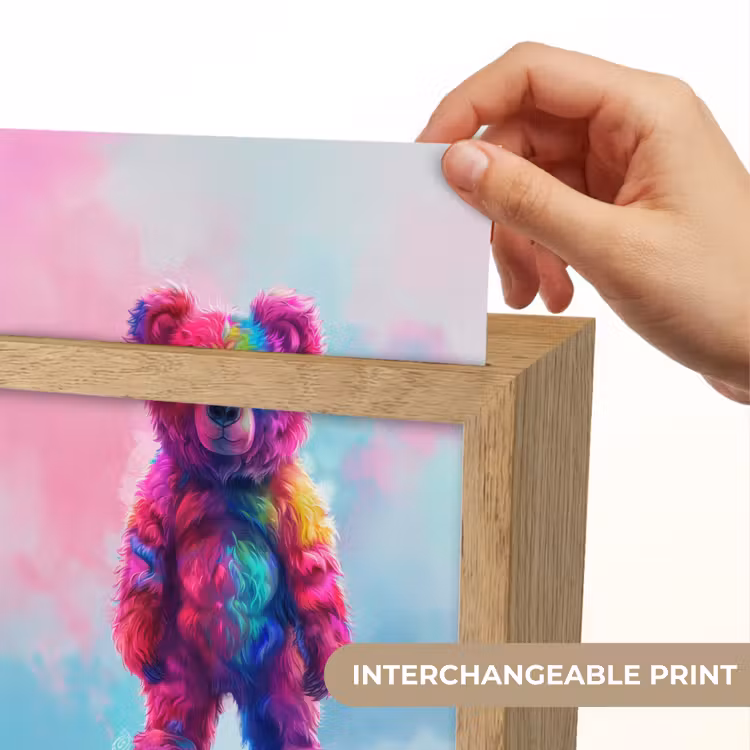 Beer - Kleurrijk - Dier Light Box met kabel (Kinderlampje) klein -USP_websiteprintEN