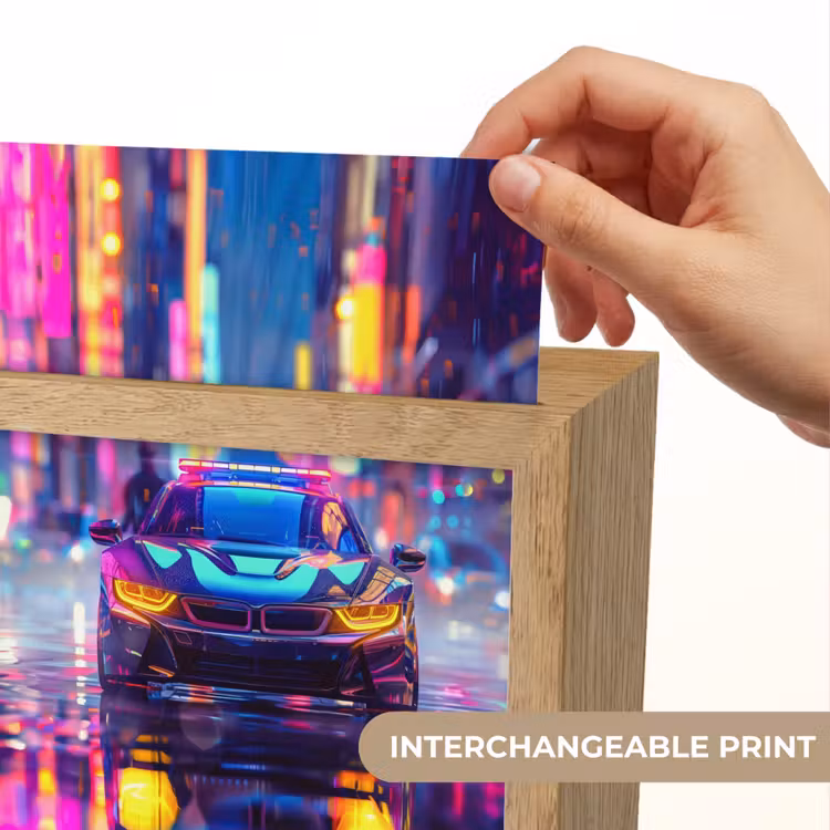 Auto - Politie - Stad - Jongens - Kleurrijk Light Box met kabel (Kinderlampje) klein -USP_websiteprintEN