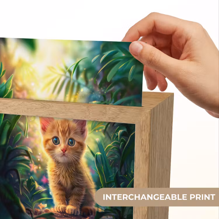 Kat - Huisdier - Natuur Light Box met kabel (Kinderlampje) klein -USP_websiteprintEN