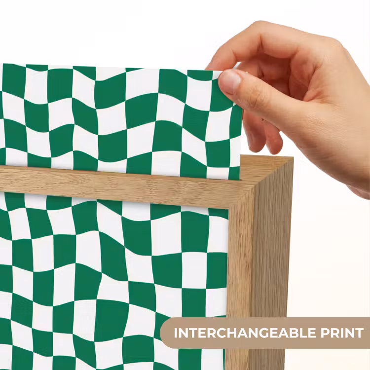 Schaakbord - Golvend - Groen Light Box met kabel (Kinderlampje) klein 904 -USP_websiteprintEN