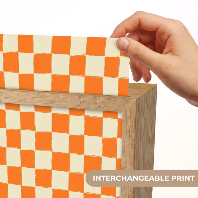 Schaak - Patroon - Oranje Light Box met kabel (Kinderlampje) klein 904 -USP_websiteprintEN