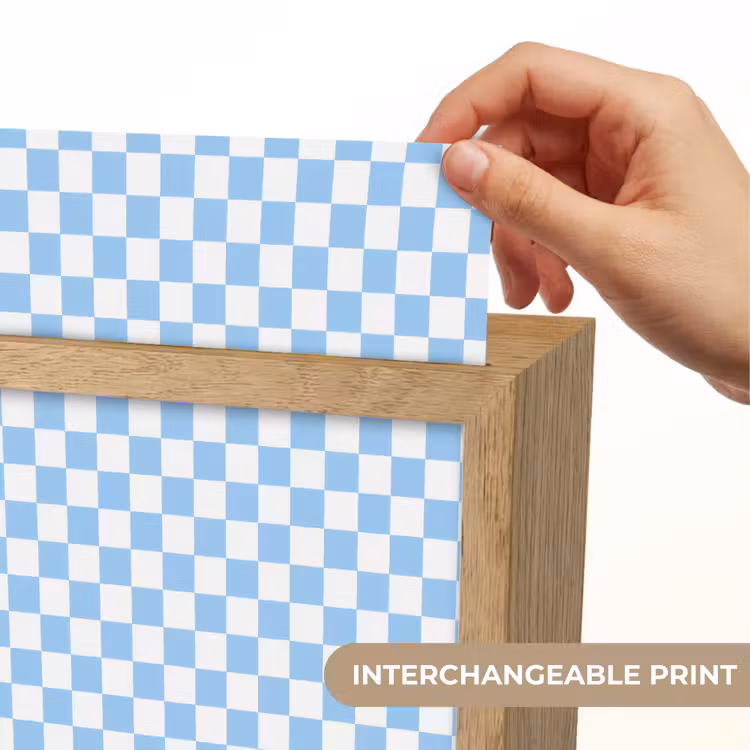 Schaakbord - Klassiek - Blauw Light Box met kabel (Kinderlampje) klein 904 -USP_websiteprintEN