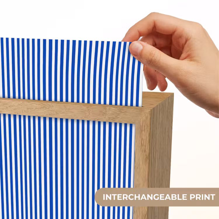 Klassiek - Strepen - Blauw Light Box met kabel (Kinderlampje) klein 904 -USP_websiteprintEN