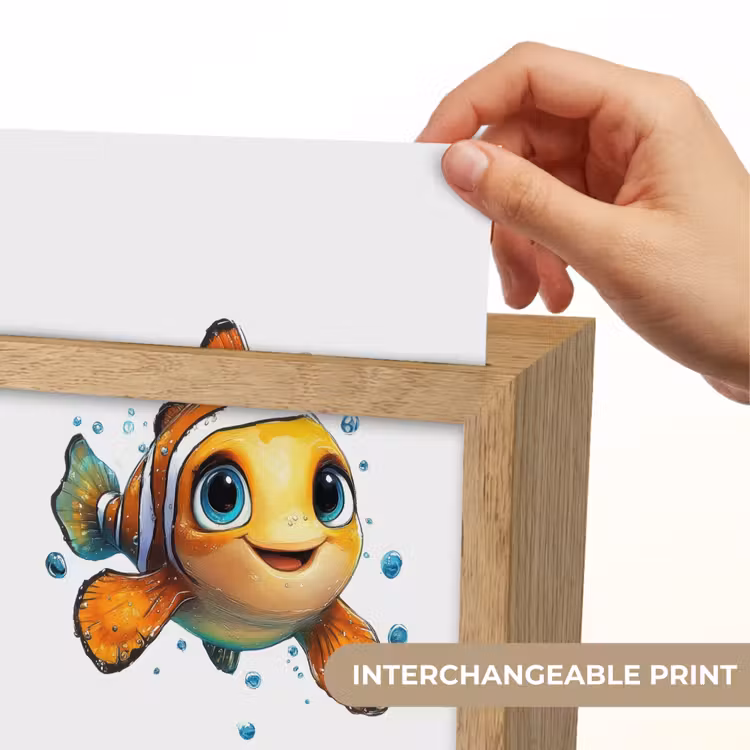 Clownvis - Oranje - Vis - Water Light Box met kabel (Kinderlampje) klein -USP_websiteprintEN