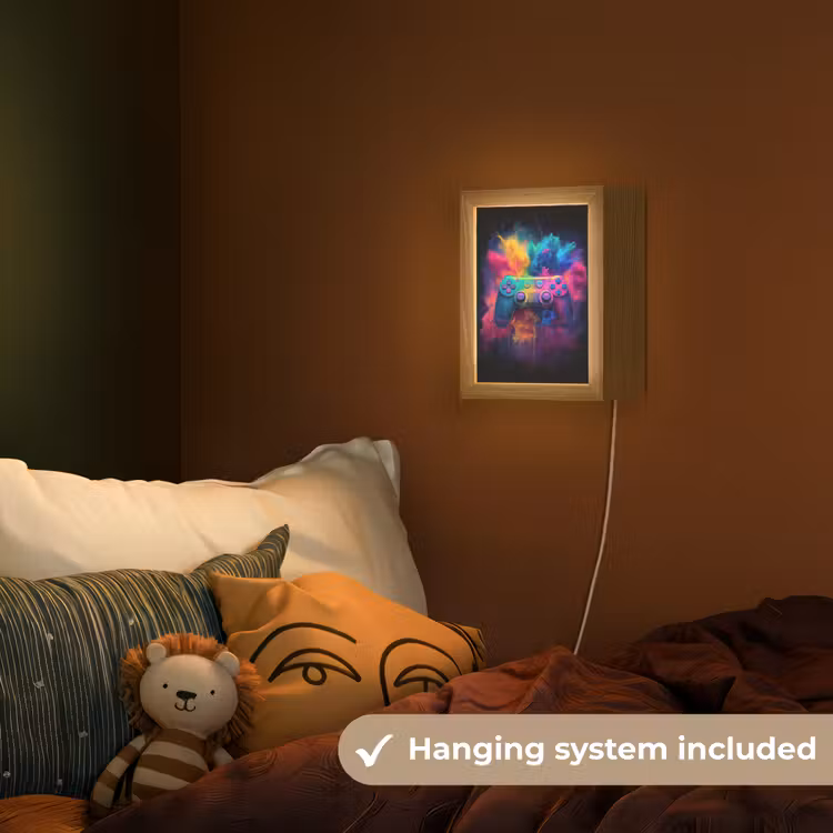 Controller - Neon - Explosie - Kleurrijk Light Box met kabel (Kinderlampje) klein -sfeer5_kind_EN