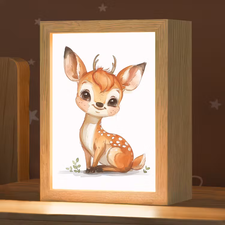 Hert - Baby - Dieren Light Box met kabel klein -zzz_3d_website