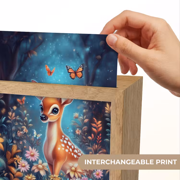 Hert - Magisch - Sprookjesbos Light Box met kabel (Kinderlampje) klein -USP_websiteprintEN
