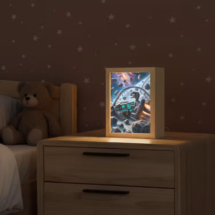 Dino - Ruimte - Jongens Light Box met kabel klein -sfeer1_kind