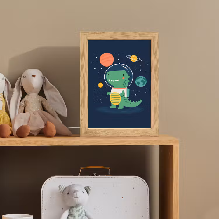 Dino - Ruimtepak - Planeten Light Box met kabel klein -sfeer2_kind