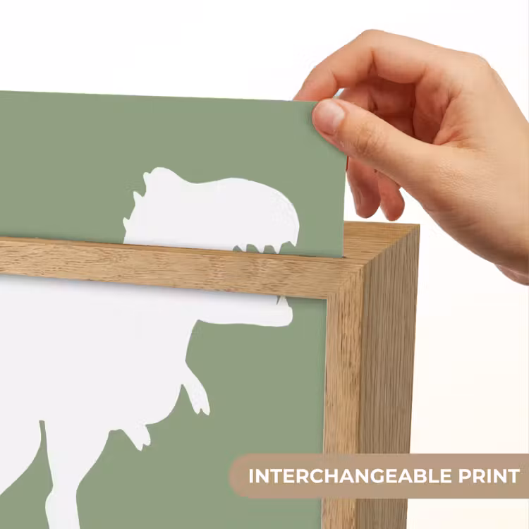 Dino - T-rex - Dinosaurus - Groen - Tyrannosaurus rex Light Box met kabel (Kinderlampje) klein -USP_websiteprintEN