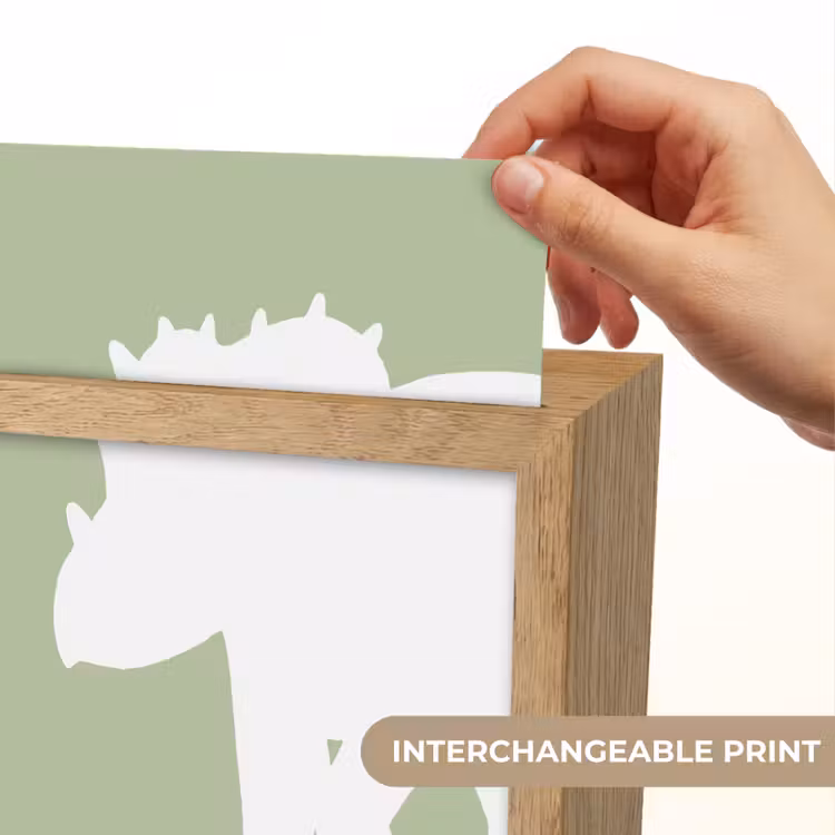 Dino - Triceratops - Dinosaurus - Groen Light Box met kabel (Kinderlampje) klein -USP_websiteprintEN
