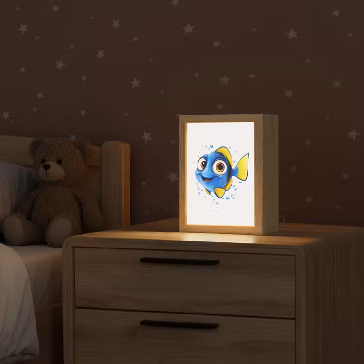Doktersvis - Blauw - Vis - Spetters Light Box met kabel klein -sfeer1_kind