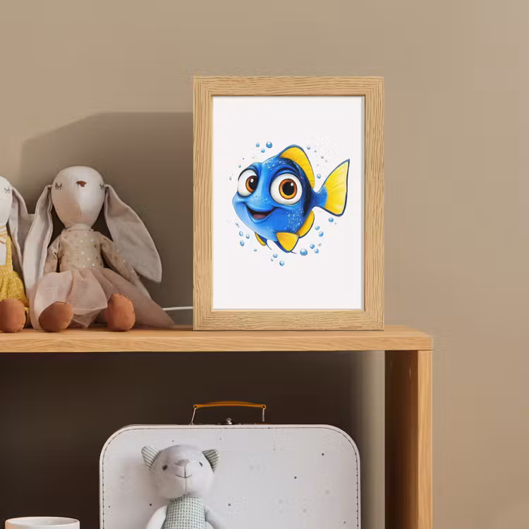 Doktersvis - Blauw - Vis - Spetters Light Box met kabel klein -sfeer2_kind