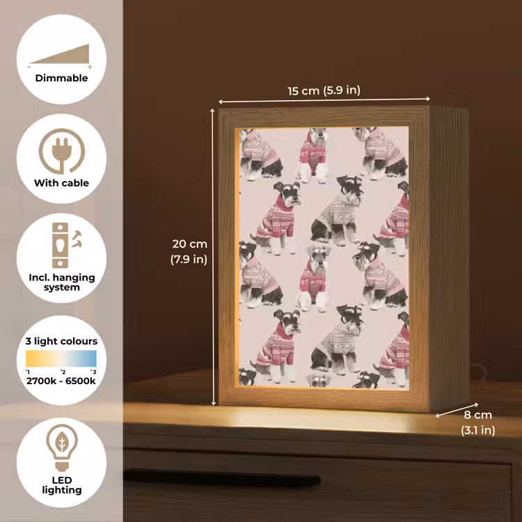 Honden - Truien - Rood Light Box met kabel (Kinderlampje) klein 904 -USP_EN