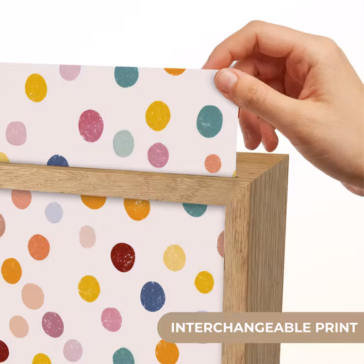 Stippen - Subtiel - Kleurrijk Light Box met kabel (Kinderlampje) klein 904 -USP_websiteprintEN